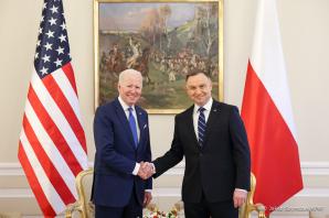 [VIDEO] Spotkanie Prezydentów Polski i USA
