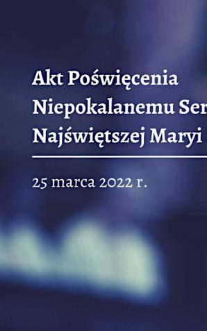 [VIDEO] 105 lat po objawieniach w Fatimie, dziś Papież Franciszek wypełnia wolę Matki Bożej poświęcając Rosję i Ukrainę. Akt poświęcenia Niepokalanemu Sercu Najświętszej Maryi Panny (tekst)