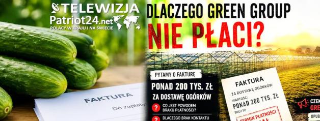 120 tysięcy złotych za ogórki i miesiące oczekiwania na pieniądze. Kontrahent Green Group nadal czeka na zapłatę